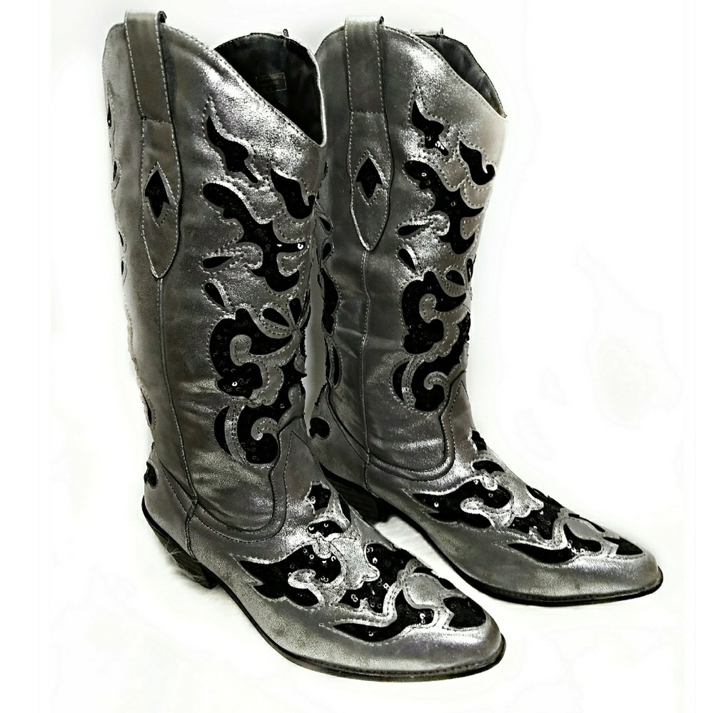 Via Veneto Embellished Boots